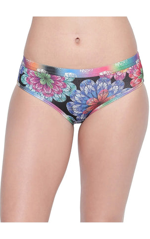 BODYCARE Pack of 3 Printed Hipster Briefs in Assorted Color-8024