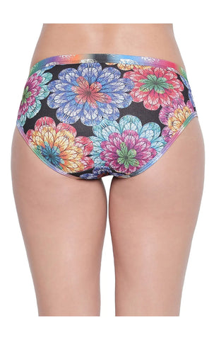 BODYCARE Pack of 3 Printed Hipster Briefs in Assorted Color-8024