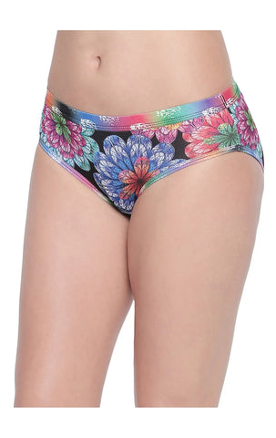 BODYCARE Pack of 3 Printed Hipster Briefs in Assorted Color-8024