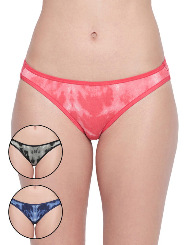 BODYCARE Pack of 3 Premium Printed Bikini Briefs in Assorted Color-8032