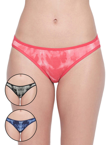 BODYCARE Pack of 3 Premium Printed Bikini Briefs in Assorted Color-8032