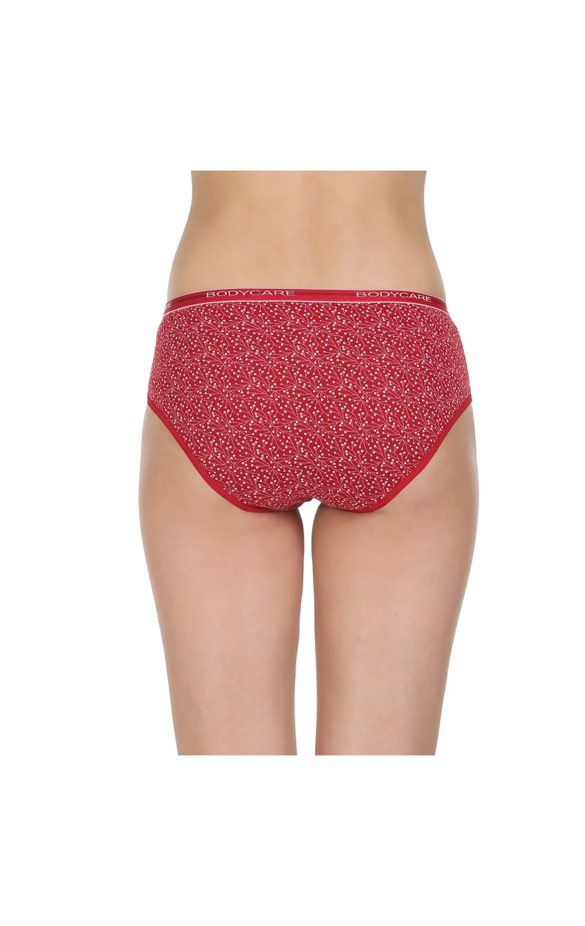 Pack of 3 Bikini Style Printed Cotton Briefs in Assorted colors-8200