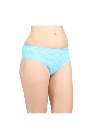 Pack of 3 Bodycare Premium Printed Cotton Briefs in Assorted colors-8210A