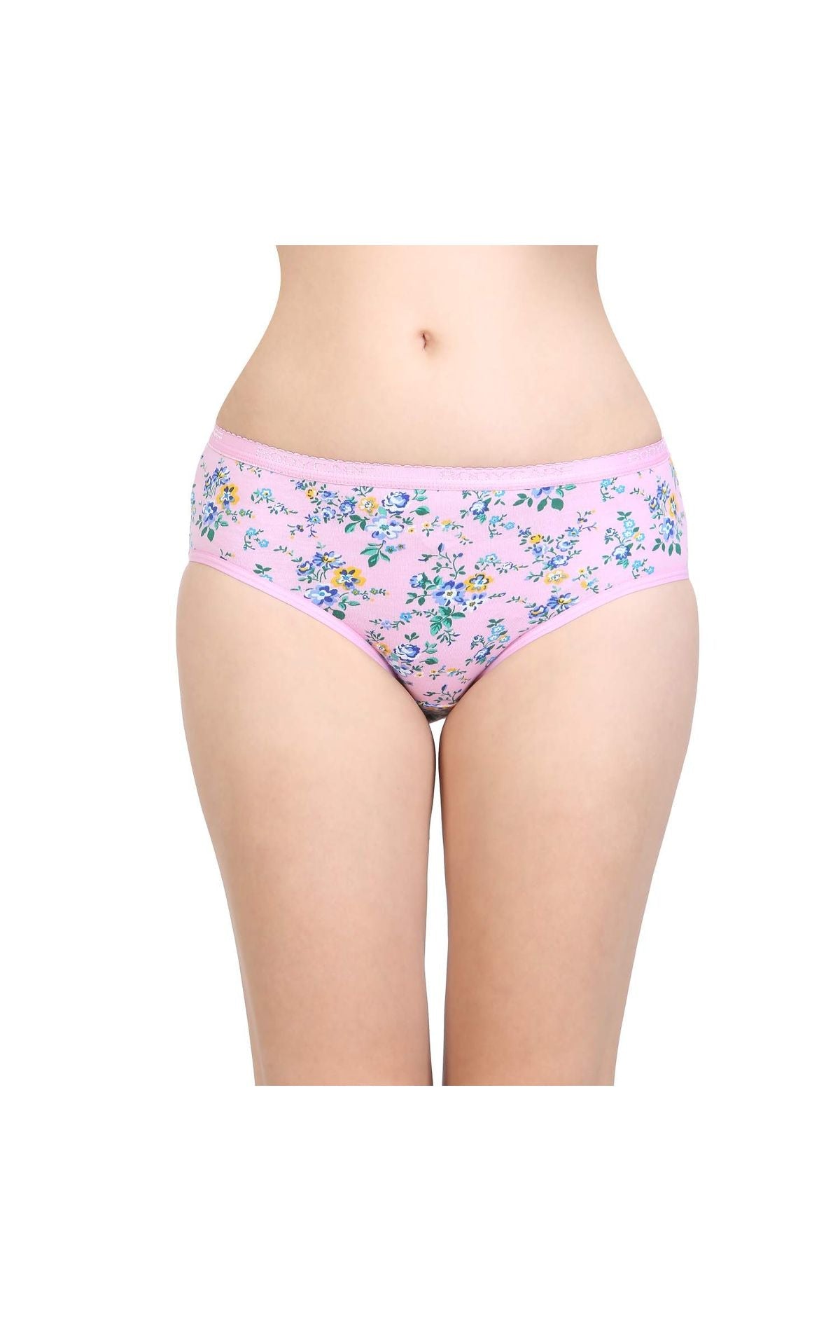 Pack of 3 Bodycare Cotton Printed Premium Panties in Assorted colors-8230