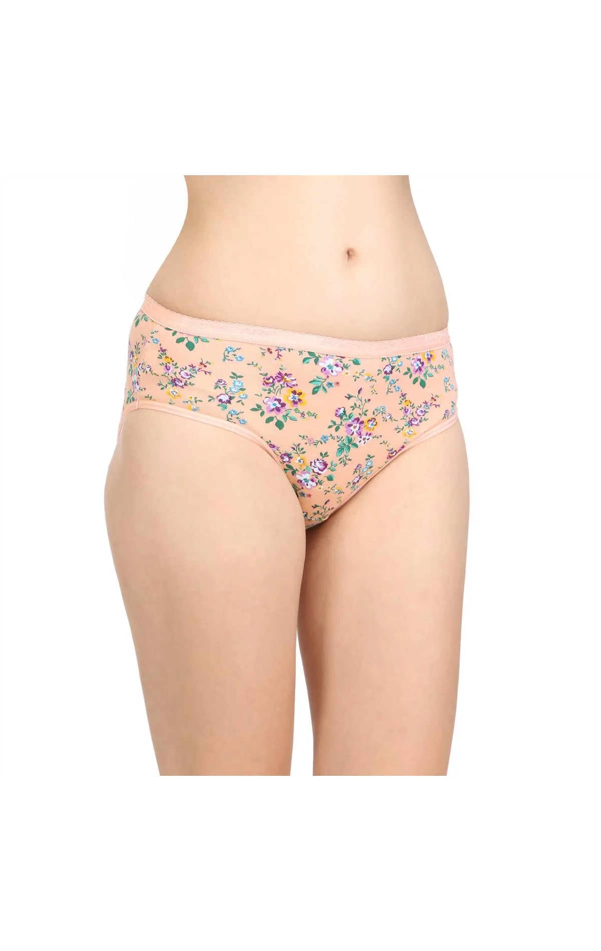 Pack of 3 Bodycare Cotton Printed Premium Panties in Assorted colors-8230