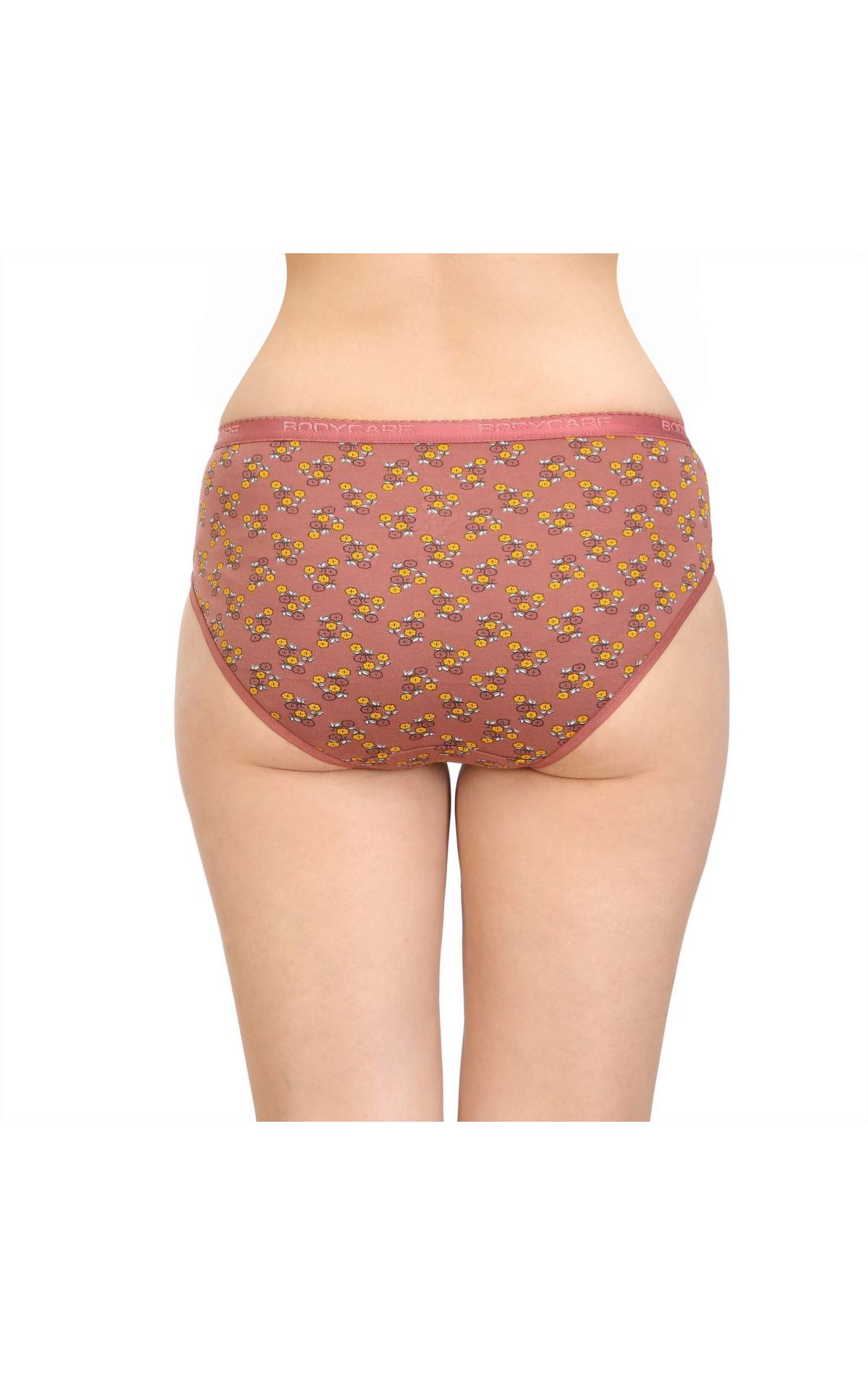 Pack of 3 Bodycare Cotton Printed Premium Panties in Assorted colors