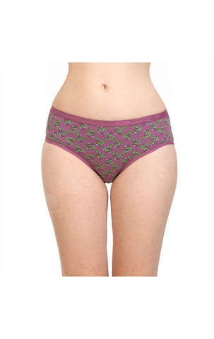 Pack of 3 Bodycare Cotton Printed Premium Panties in Assorted colors