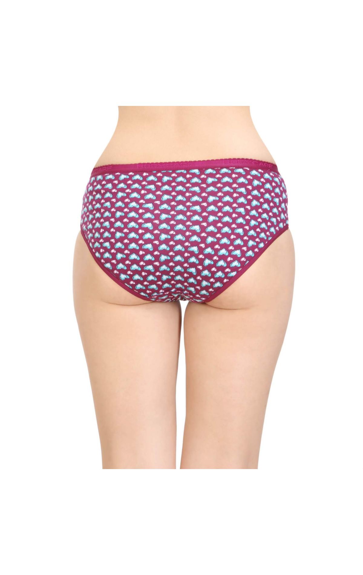 Pack of 3 Bodycare Cotton Printed Premium Panties in Assorted colors