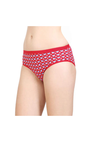 Pack of 3 Bodycare Cotton Printed Premium Panties in Assorted colors-8256