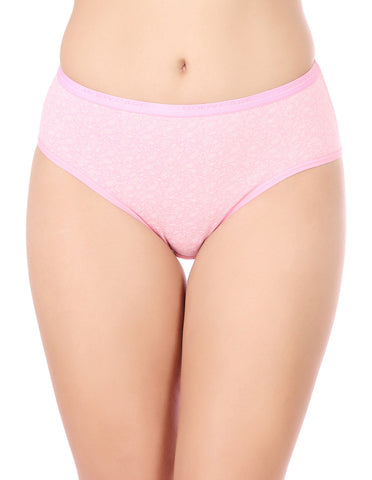 Bodycare Mid Rise Self Design Panty (Pack of 3) - Multicolor - 8289