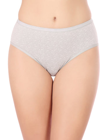 Bodycare Mid Rise Self Design Panty (Pack of 3) - Multicolor - 8289