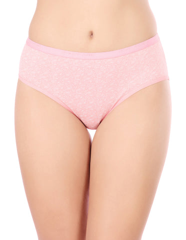 Bodycare Mid Rise Self Design Panty (Pack of 3) - Multicolor - 8289