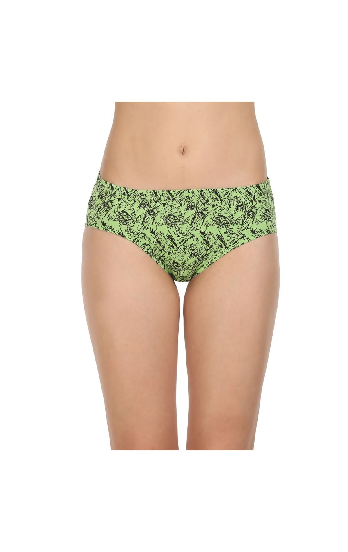 Pack of 3 Printed Cotton Briefs in Assorted colors-8400