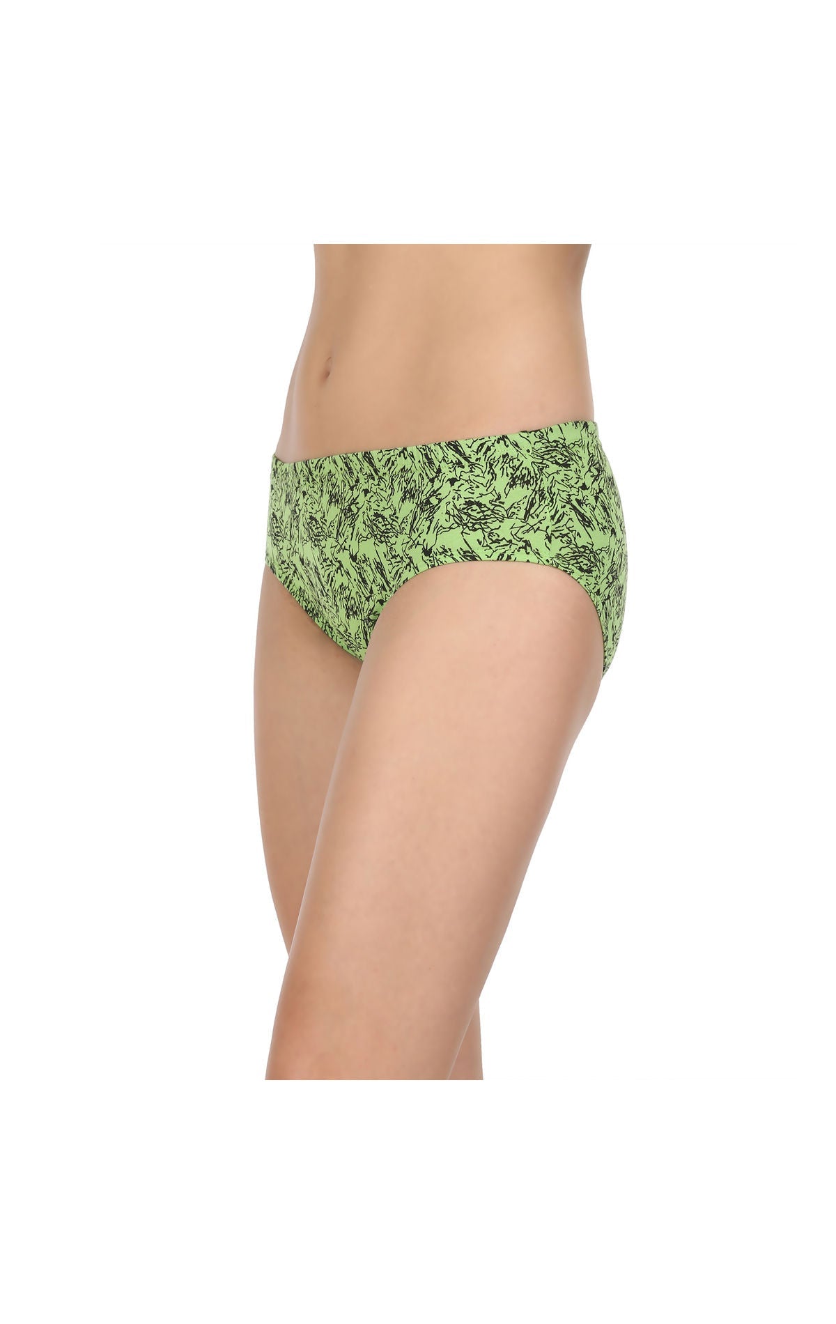 Pack of 3 Printed Cotton Briefs in Assorted colors-8400