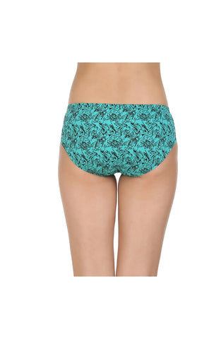 Pack of 3 Printed Cotton Briefs in Assorted colors-8400