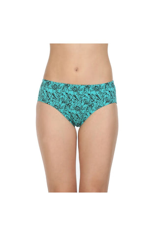 Pack of 3 Printed Cotton Briefs in Assorted colors-8400