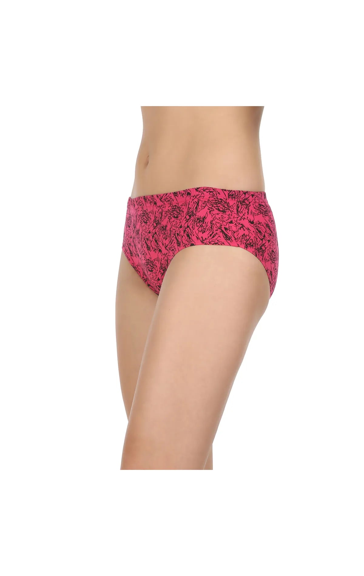 Pack of 3 Printed Cotton Briefs in Assorted colors-8400