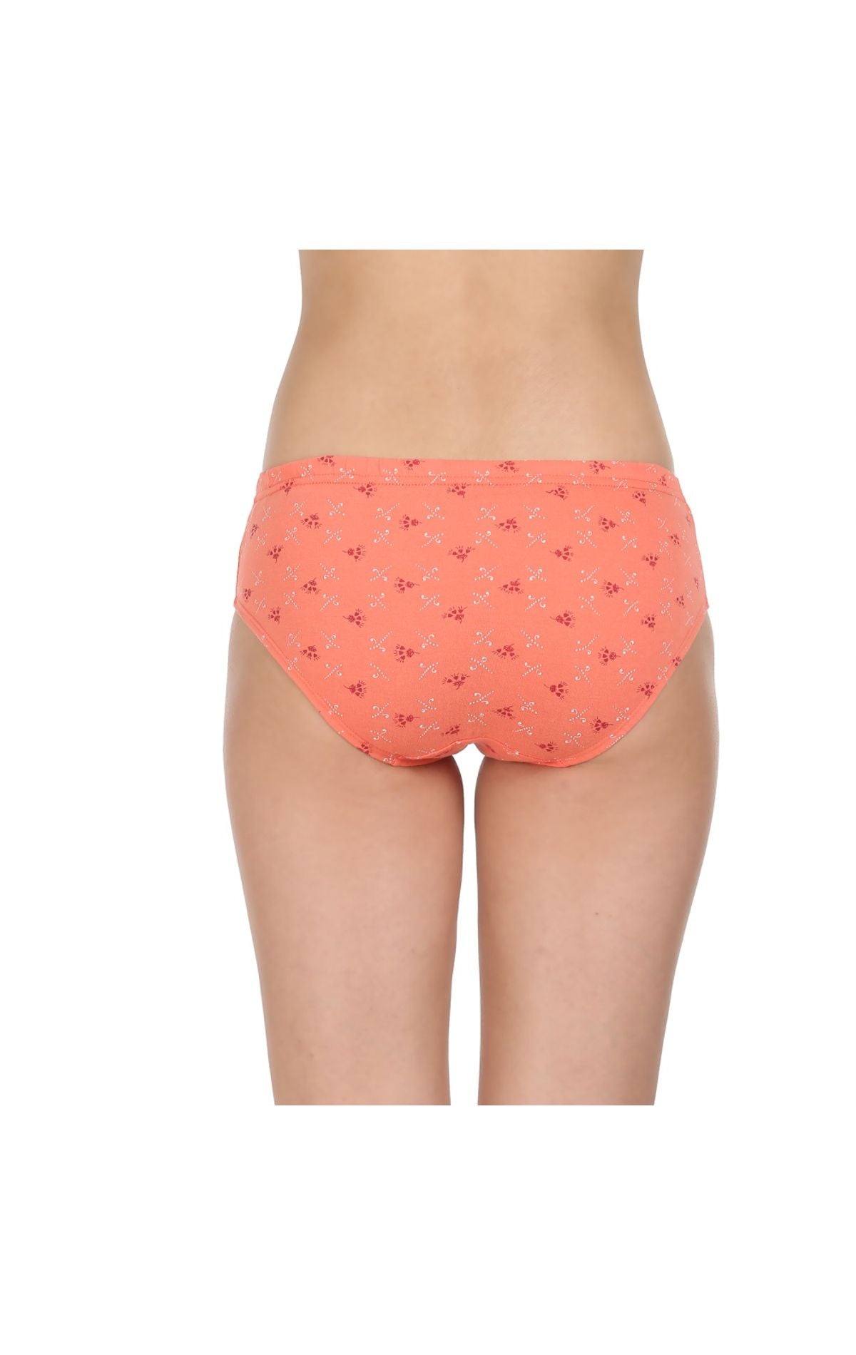 Pack of 3 Printed Cotton Briefs in Assorted colors-8400MIX