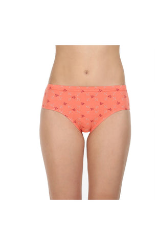 Pack of 3 Printed Cotton Briefs in Assorted colors-8400MIX