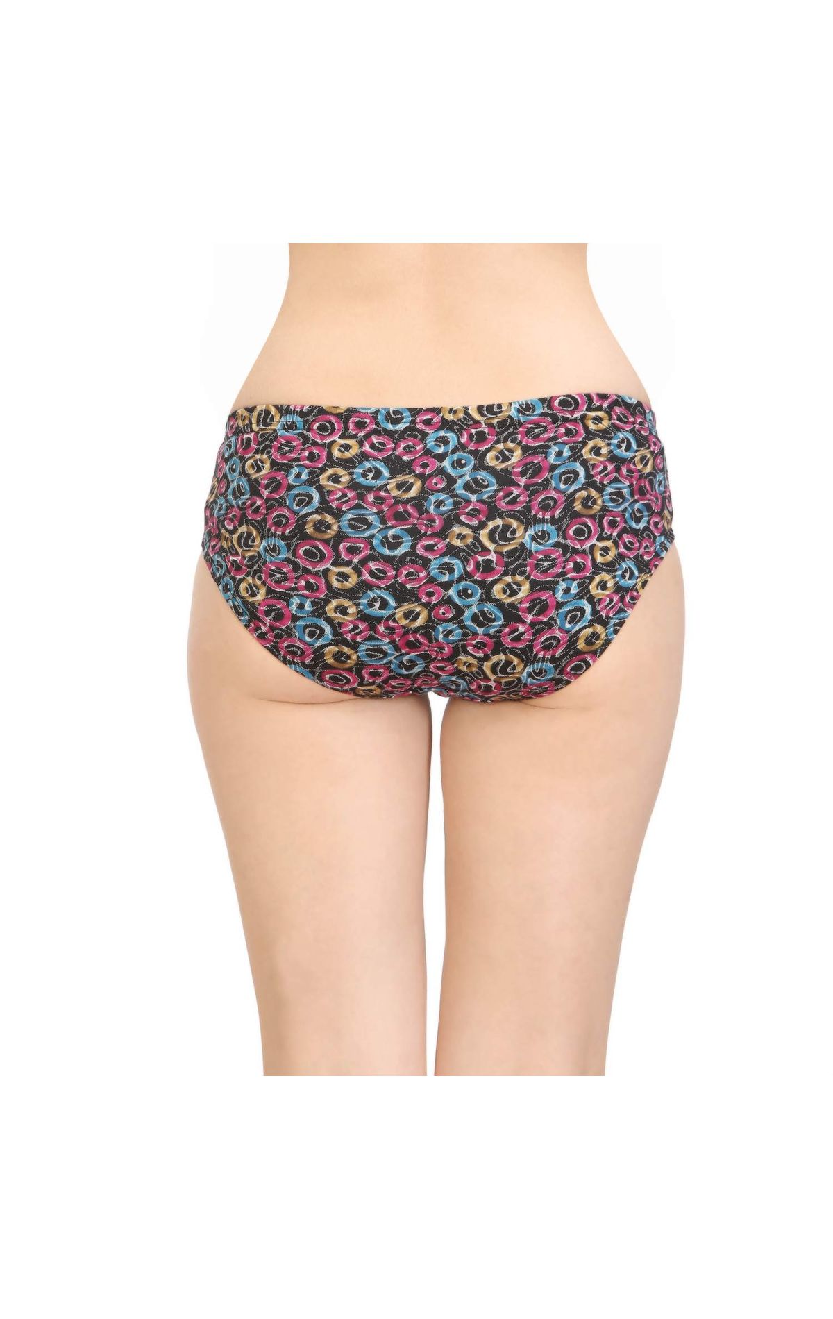 Pack of 3 Bodycare Printed Cotton Briefs in Assorted colors