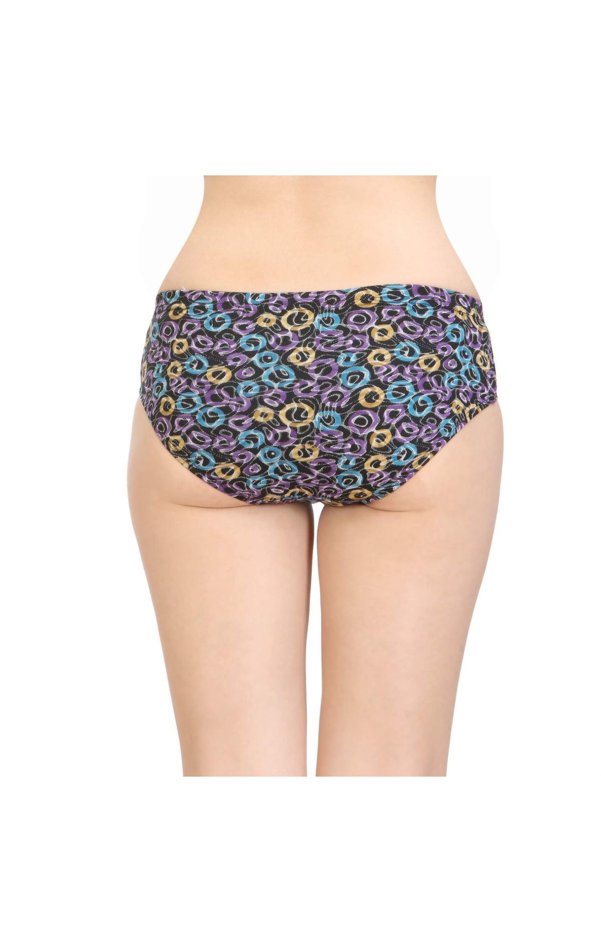 Pack of 3 Bodycare Printed Cotton Briefs in Assorted colors