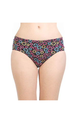 Pack of 3 Bodycare Printed Cotton Briefs in Assorted colors