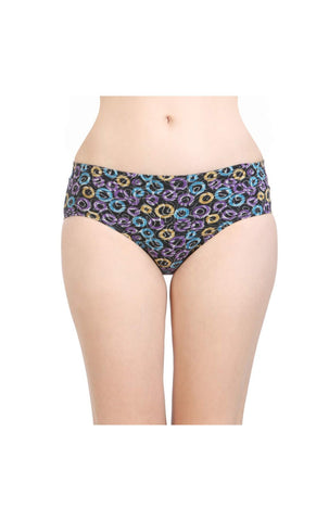 Pack of 3 Bodycare Printed Cotton Briefs in Assorted colors