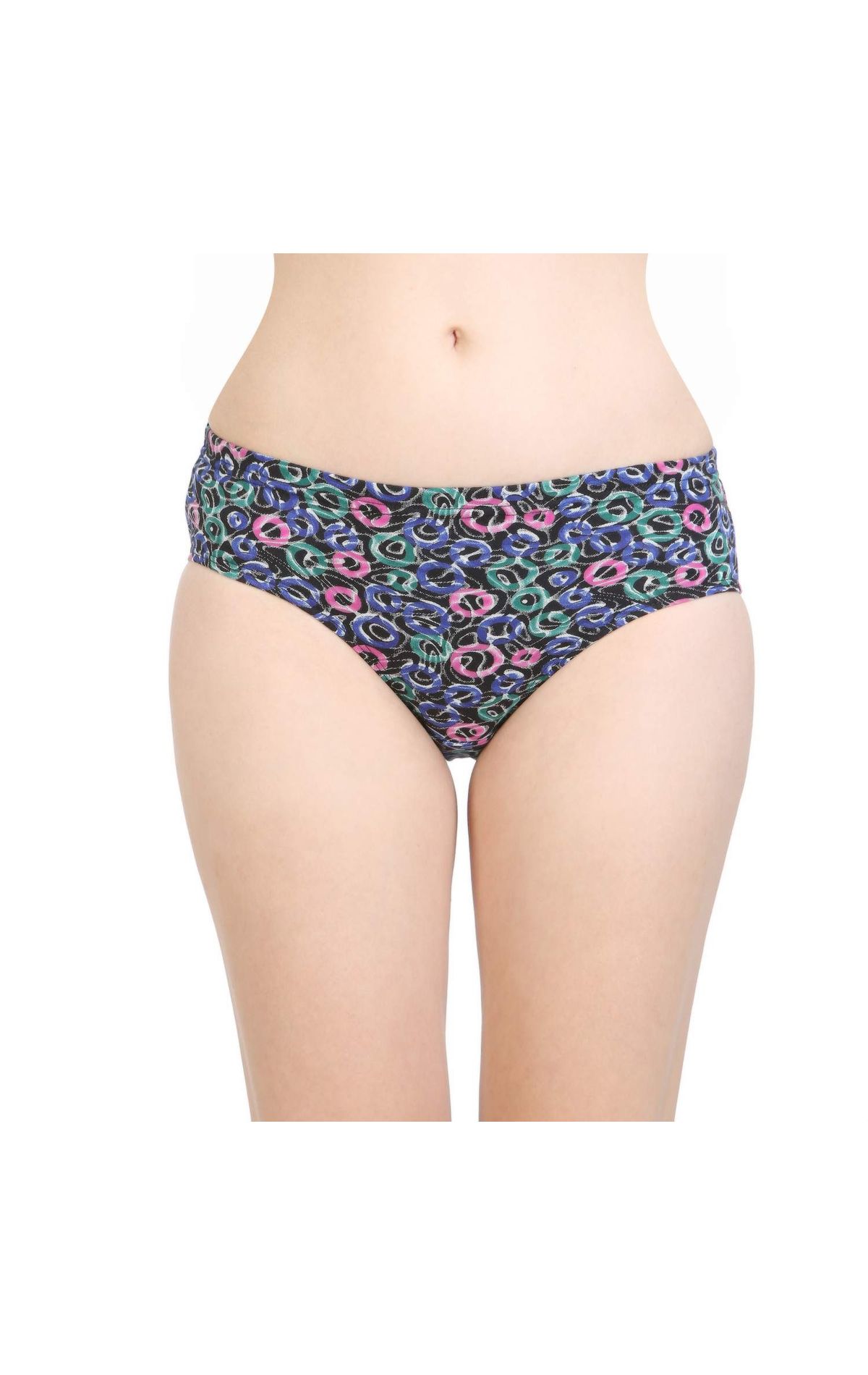 Pack of 3 Bodycare Printed Cotton Briefs in Assorted colors