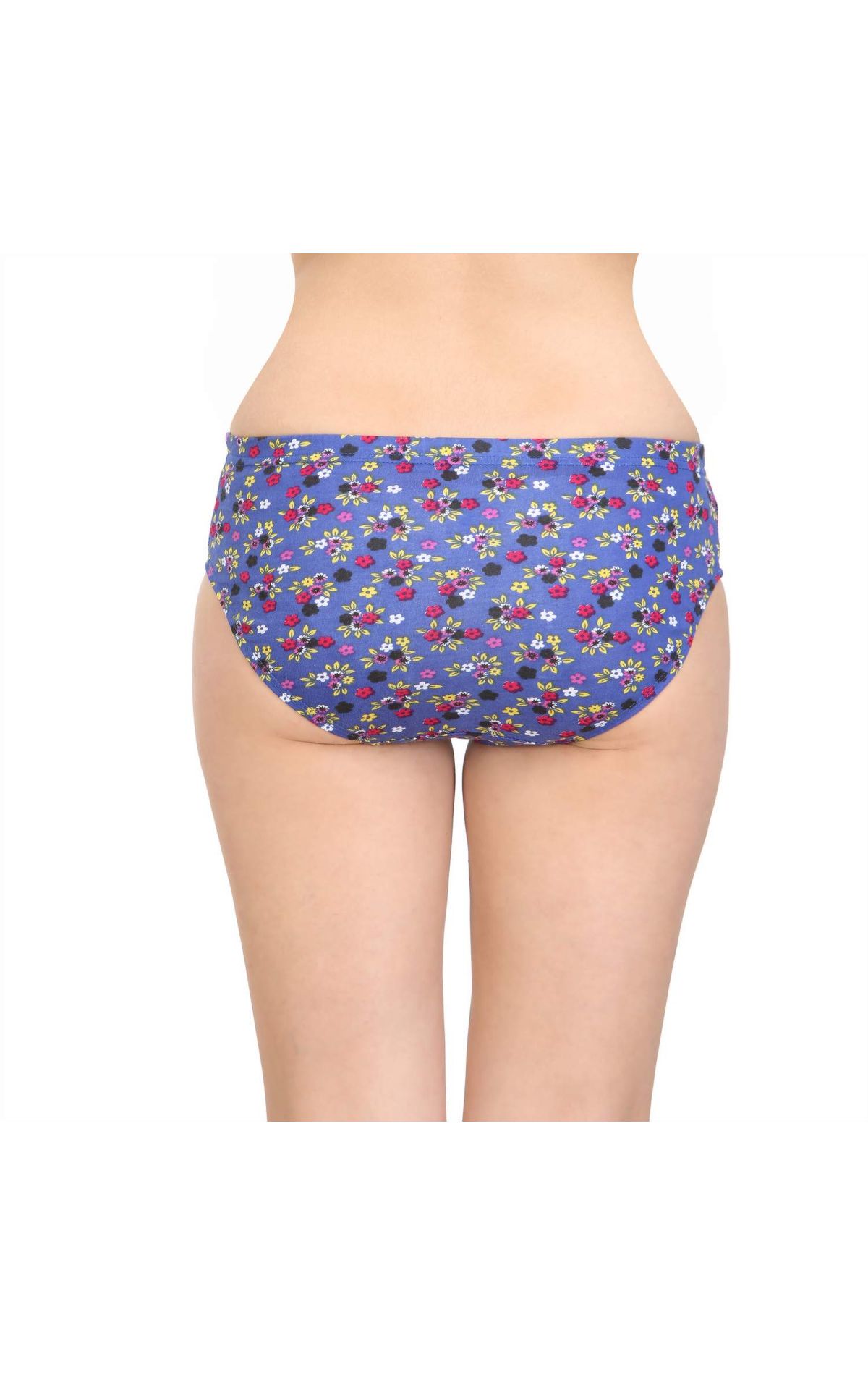 Pack of 3 Bodycare Printed Cotton Briefs in Assorted colors-8403B