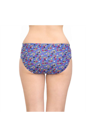 Pack of 3 Bodycare Printed Cotton Briefs in Assorted colors