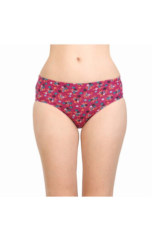 Pack of 3 Bodycare Printed Cotton Briefs in Assorted colors