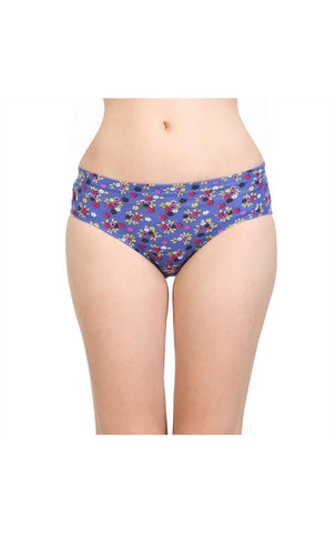 Pack of 3 Bodycare Printed Cotton Briefs in Assorted colors