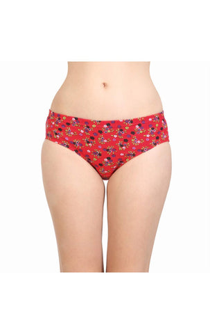 Pack of 3 Bodycare Printed Cotton Briefs in Assorted colors-8403B