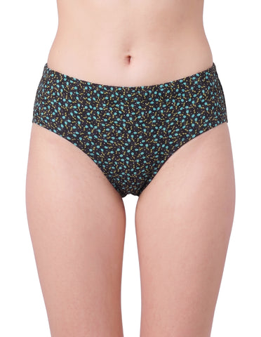 Bodycare Pack of 3 Assorted Cotton Printed Hipster Briefs-8414B