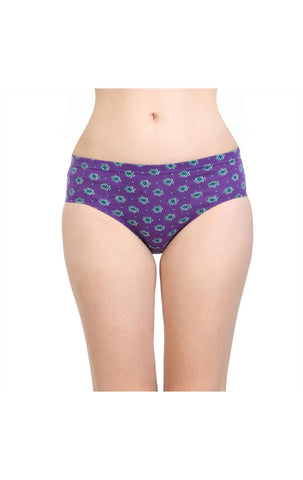 Pack of 3 Bodycare Bodycare Printed Cotton Briefs in Assorted colors