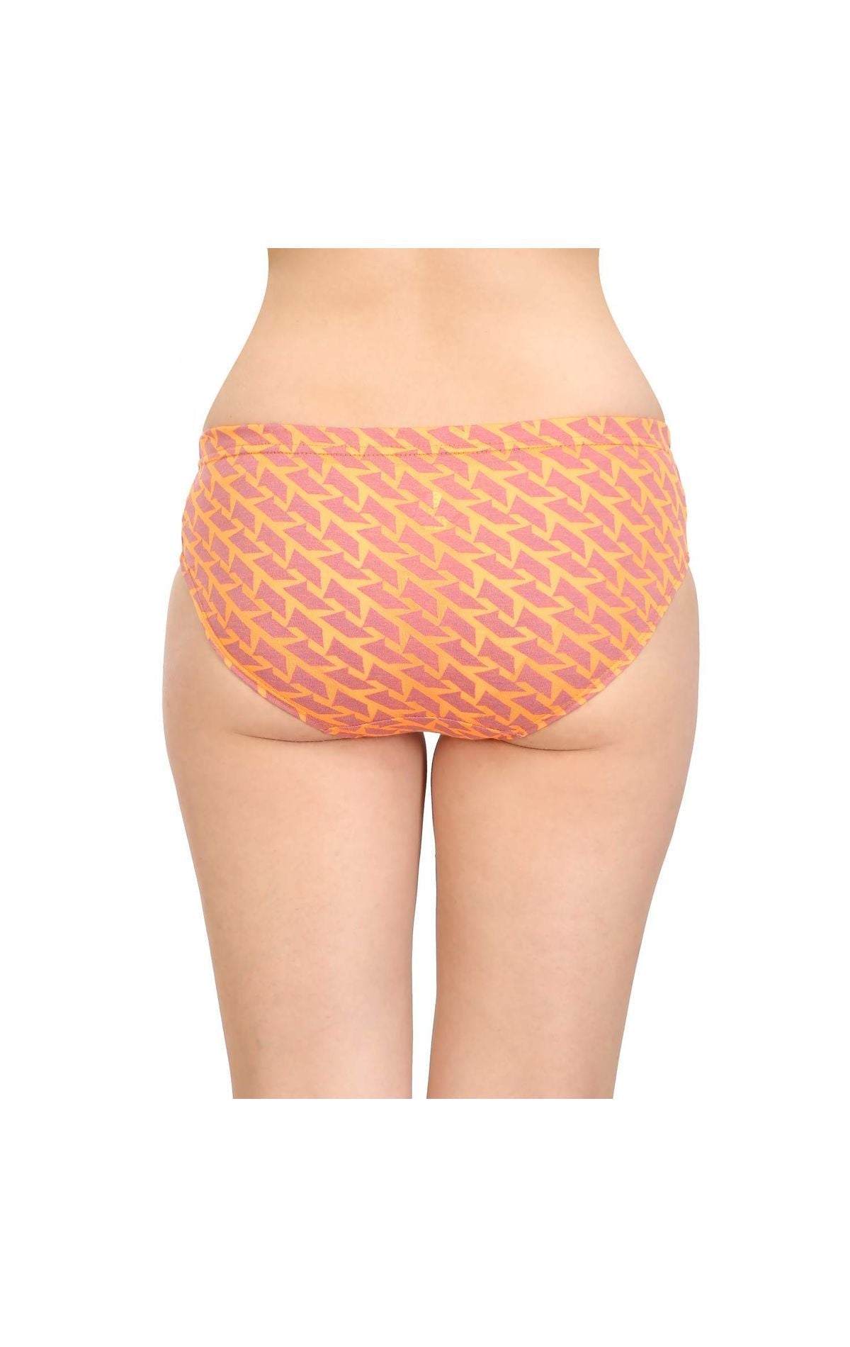 Pack of 3 Bodycare Printed Cotton Briefs in Assorted colors-8485A