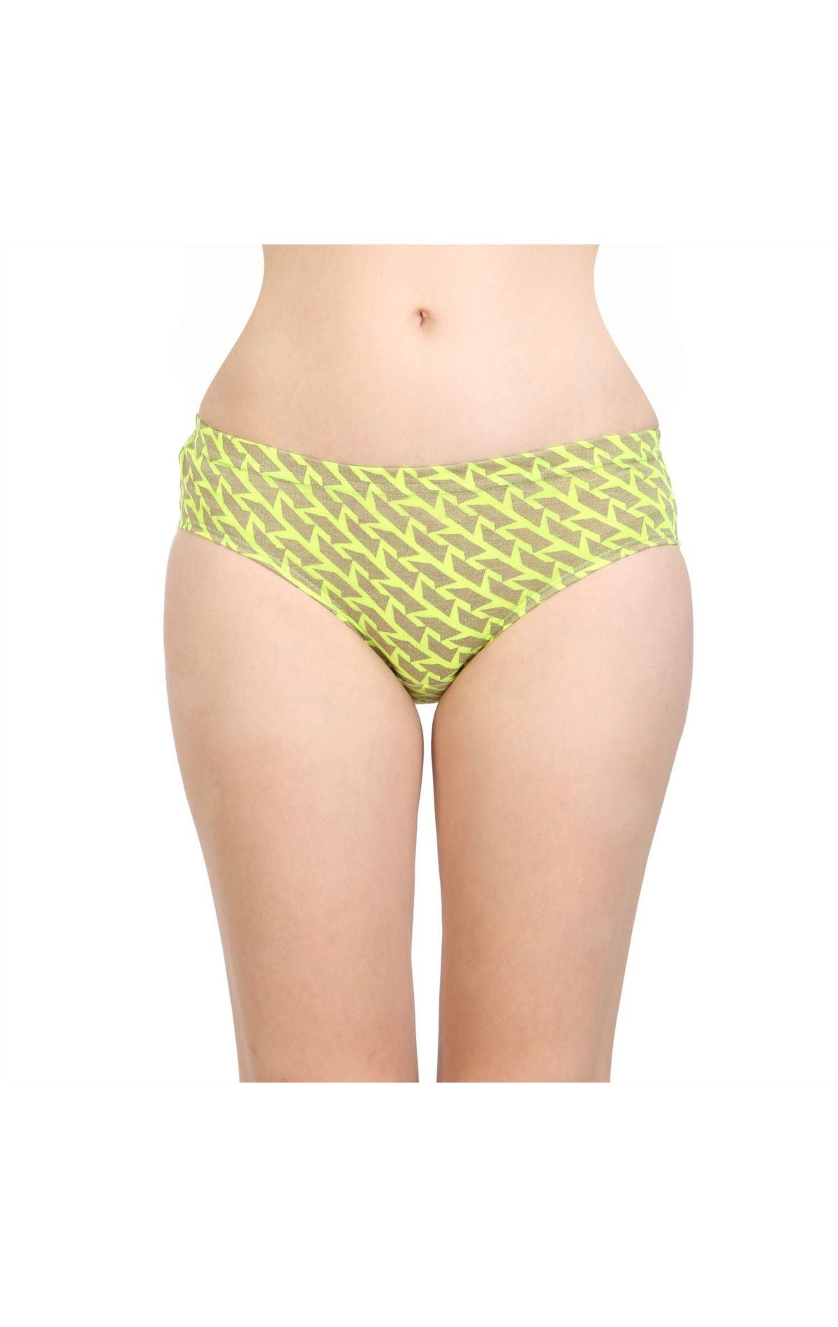 Pack of 3 Bodycare Printed Cotton Briefs in Assorted colors-8485A