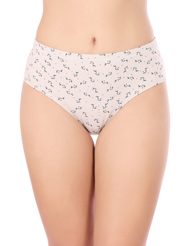 Bodycare Mid Rise Self Design Panty (Pack of 3) - Multicolor - 8491