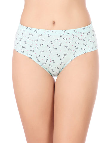 Bodycare Mid Rise Self Design Panty (Pack of 3) - Multicolor - 8491