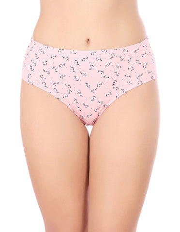 Bodycare Mid Rise Self Design Panty (Pack of 3) - Multicolor - 8491