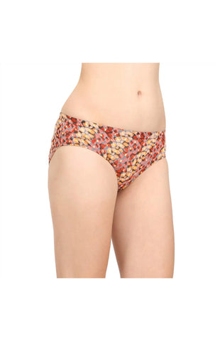 Pack of 3 Bodycare Printed Cotton Briefs in Assorted colors-8495A