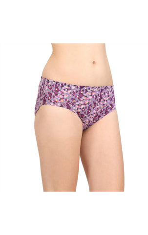 Pack of 3 Bodycare Printed Cotton Briefs in Assorted colors-8495A