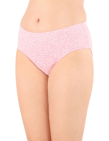 Bodycare Mid Rise Self Design Panty (Pack of 3) - Multicolor - 8496
