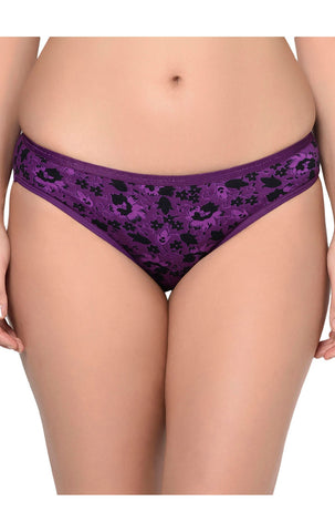 BODYCARE Pack of 3 printed Panty in Assorted Colors-8541B-3PCS