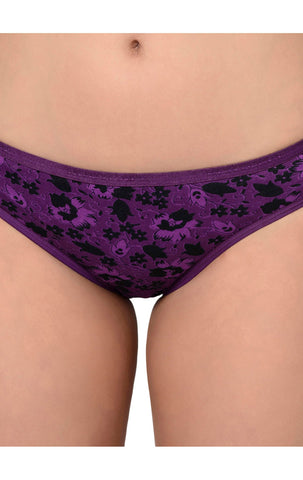 BODYCARE Pack of 3 printed Panty in Assorted Colors-8541B-3PCS