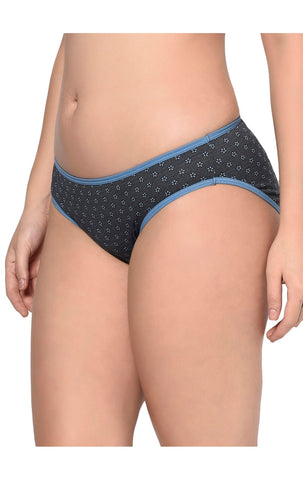 BODYCARE Pack of 3 Hipster Panty in Assorted print-8552B