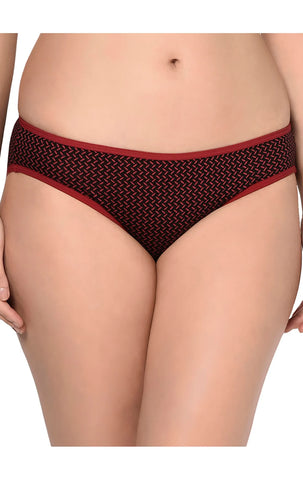 BODYCARE Pack of 3 Hipster Panty in Assorted print-8553B