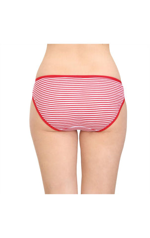 Pack of 3 Bodycare Cotton Bikini Style Panty in Assorted colors-8559