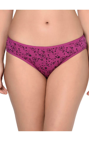 BODYCARE Pack of 3 Printed Panty in Assorted Colors-8568B-3PCS