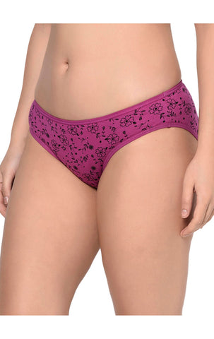 BODYCARE Pack of 3 Printed Panty in Assorted Colors-8568B-3PCS